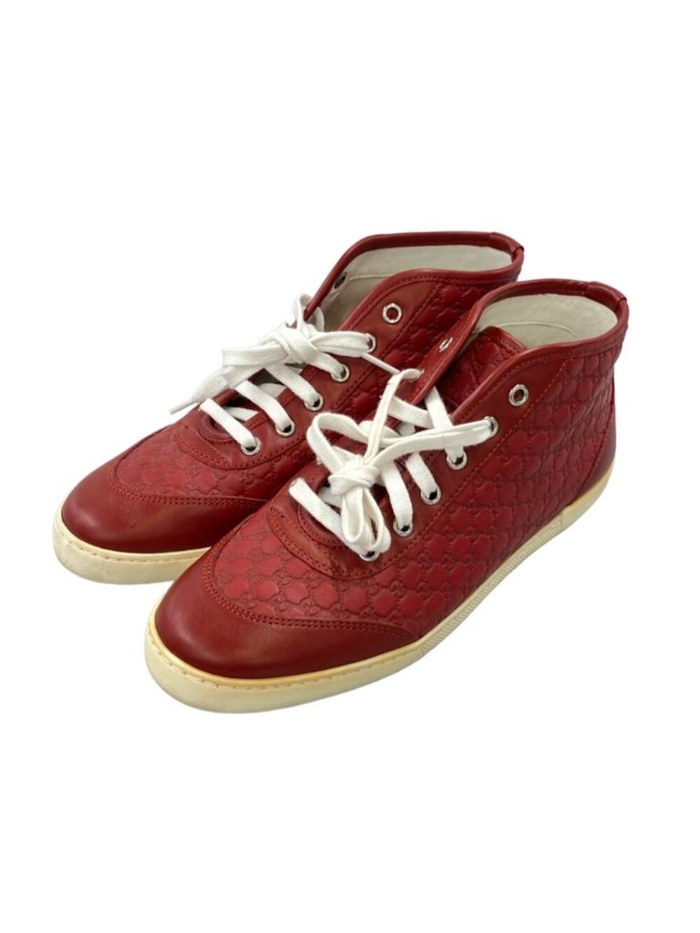 Gucci High-Top Sneakers GG Pattern